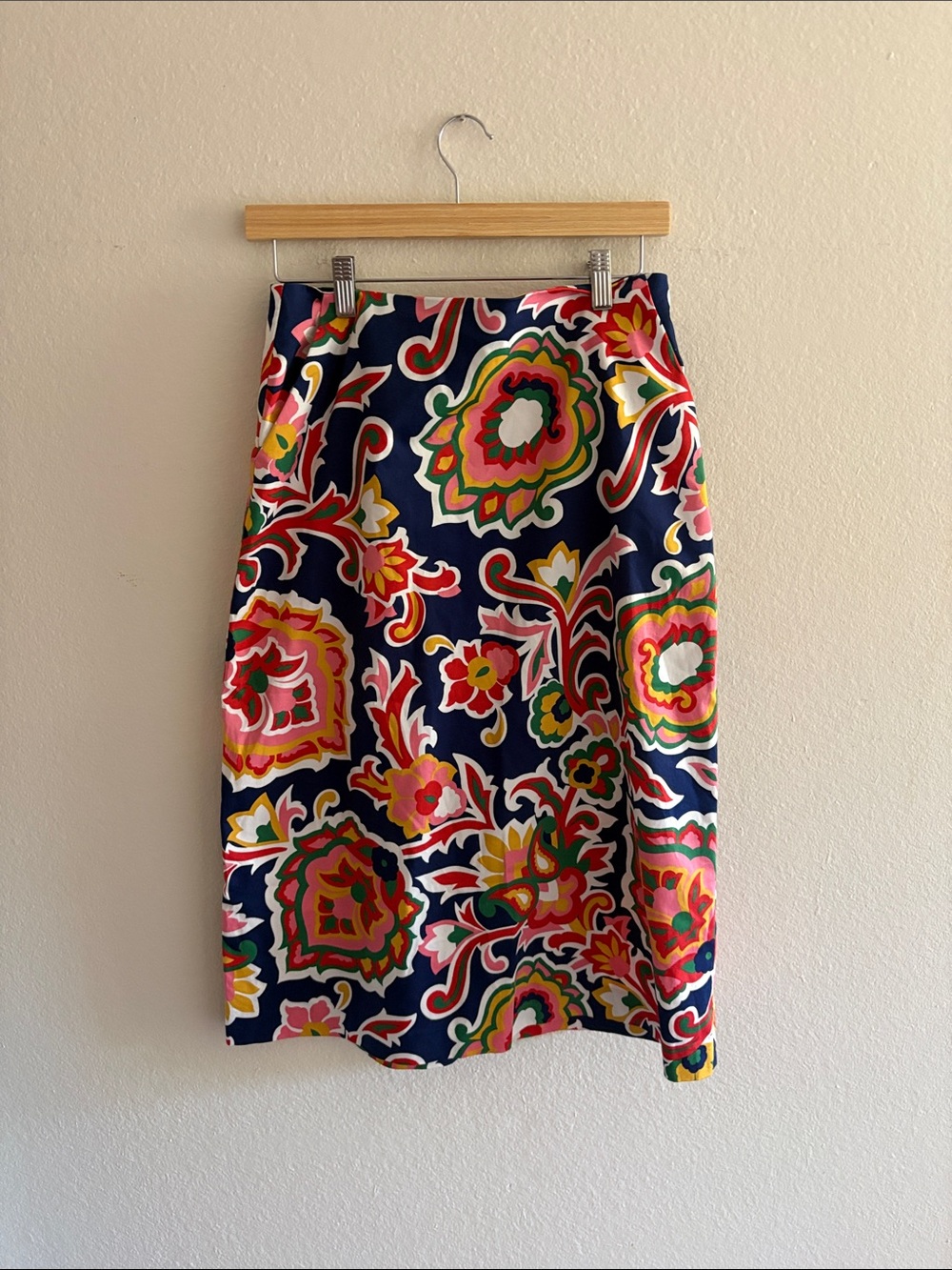 Boden Cotton Floral Skirt